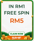 Deposit RM1 Free Spin