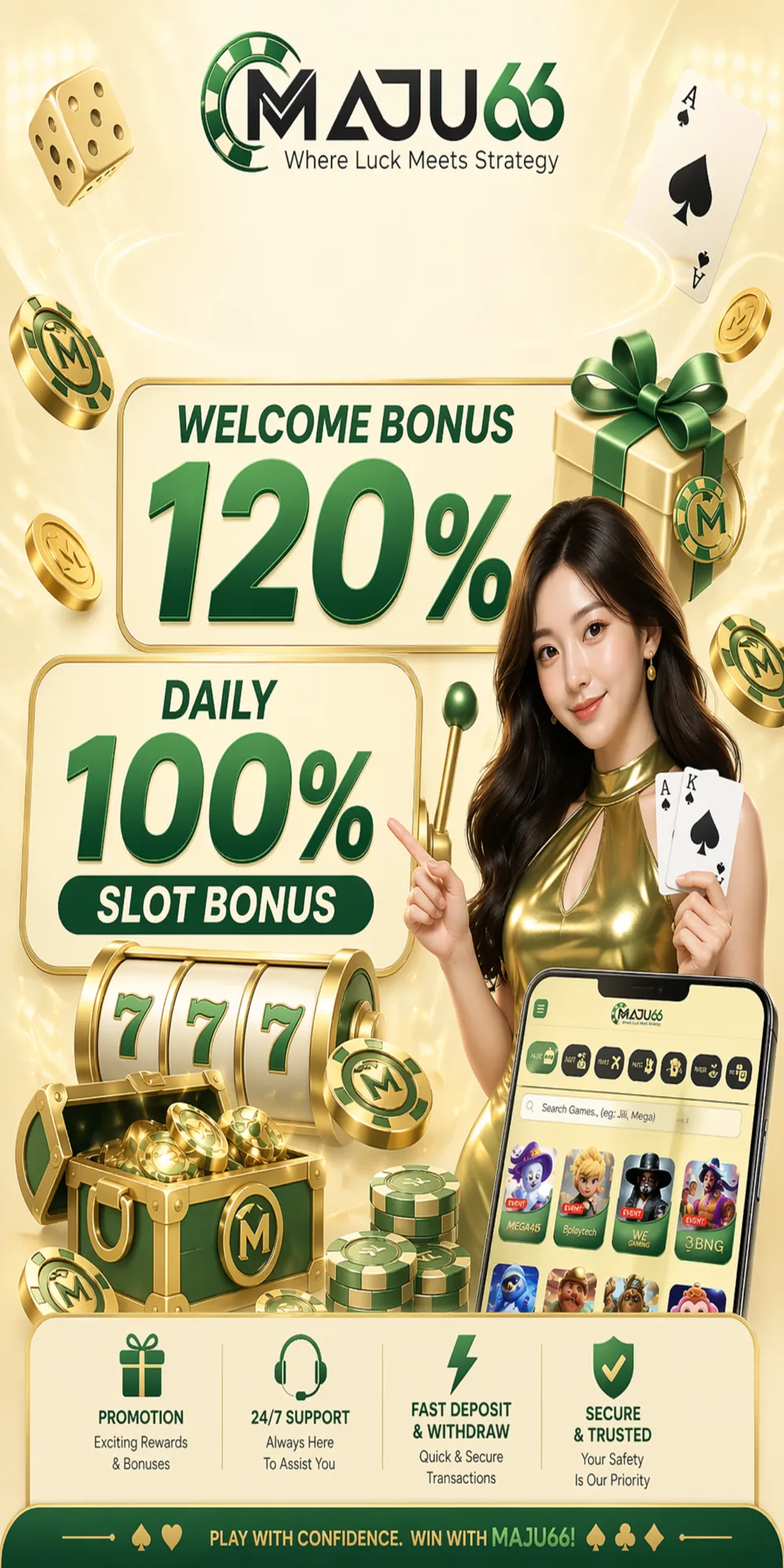 MAJU66 Landing Poster