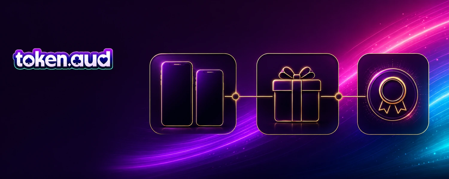 TokenAud App access for Android, iOS and Reward Center routes in Australia