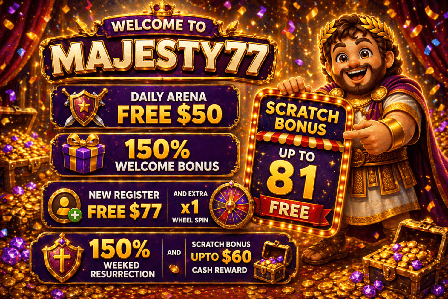 Majesty77 logo