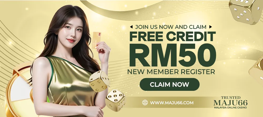 Maju66 free credit bonus banner