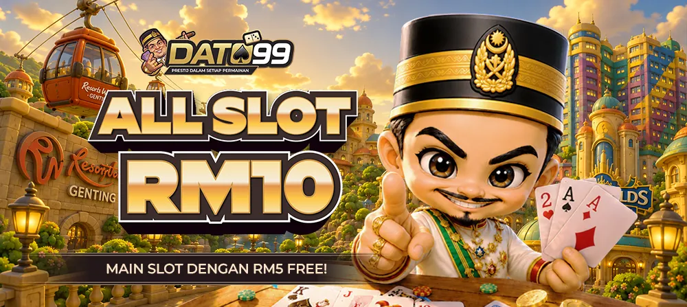 DATO99 all slot RM10 bonus banner