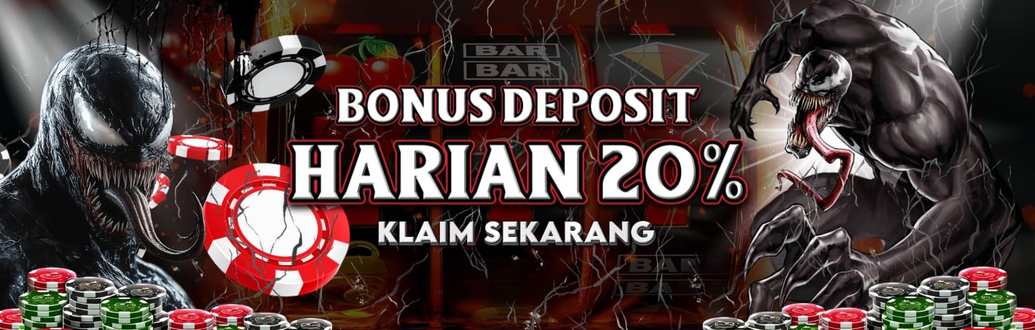Bonus Deposit Harian 20% Venom55
