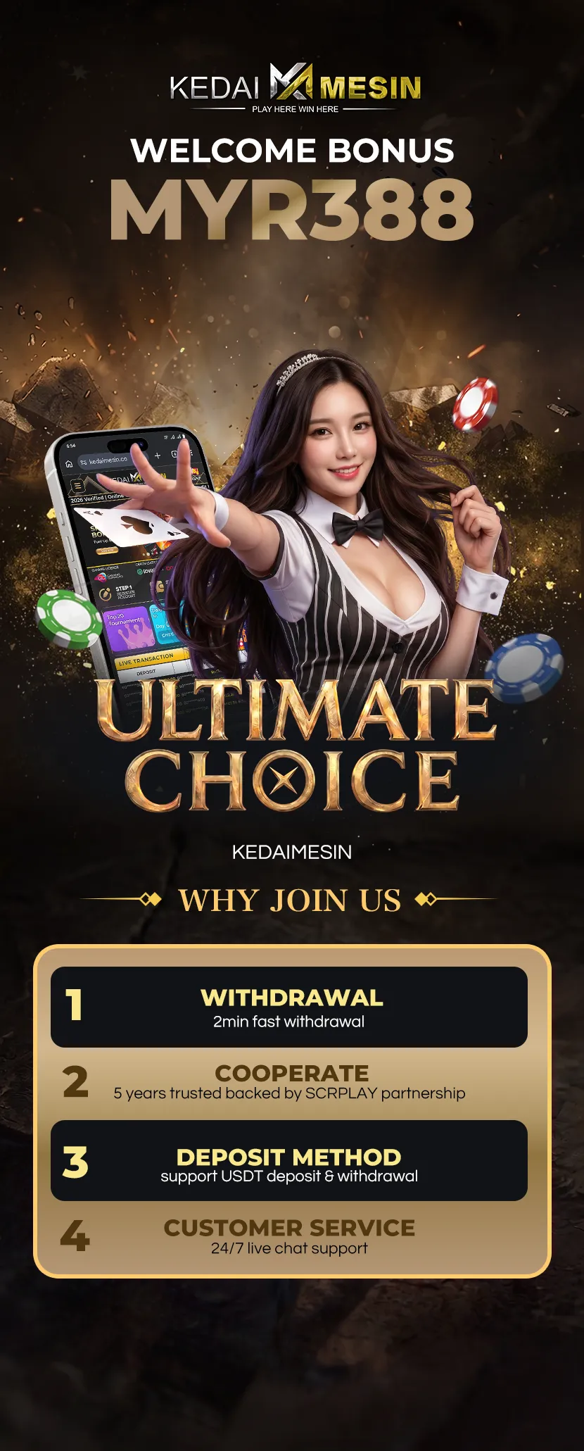 KedaiMesin Landing Poster