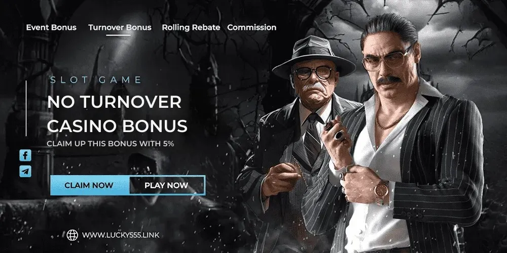 Lucky555 free credit bonus banner