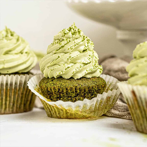 Matcha Green Tea Cupcake – premium Japanese matcha