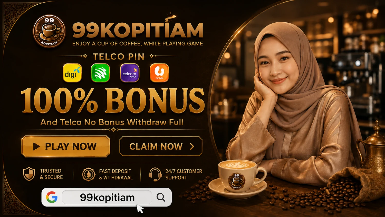 99Kopitiam free credit bonus banner