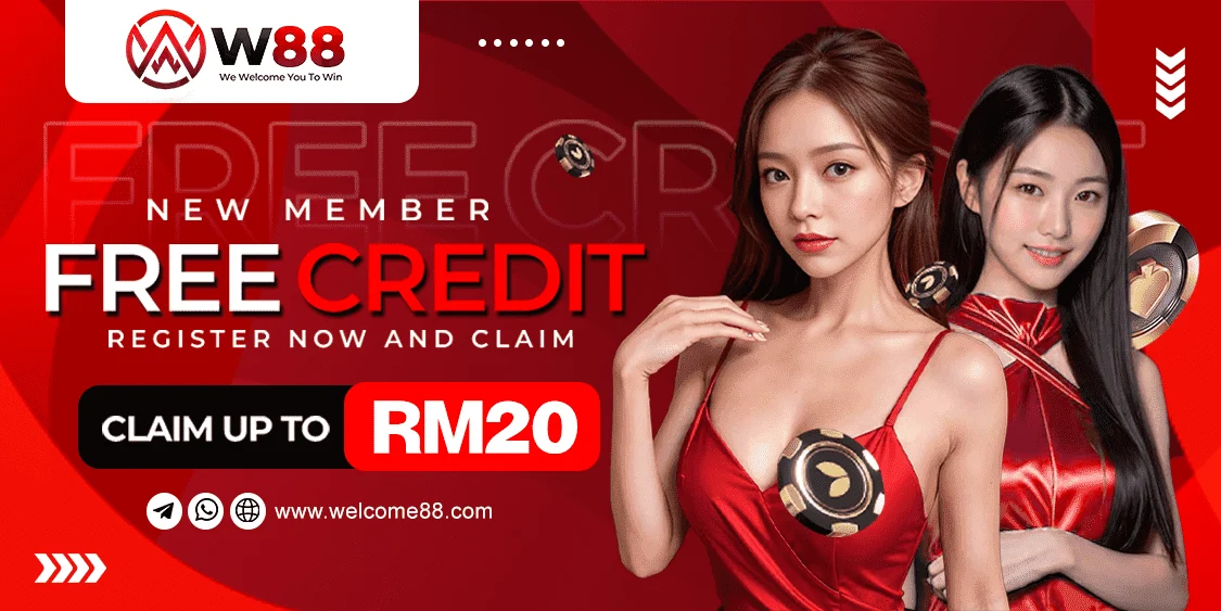 Welcome88 free credit bonus banner