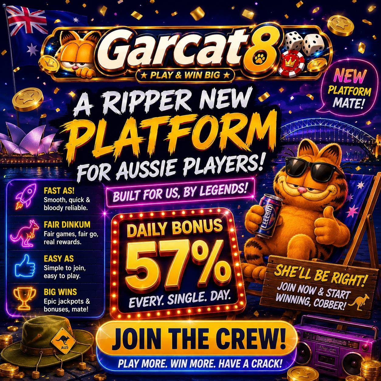 Garcat8 registration promotion