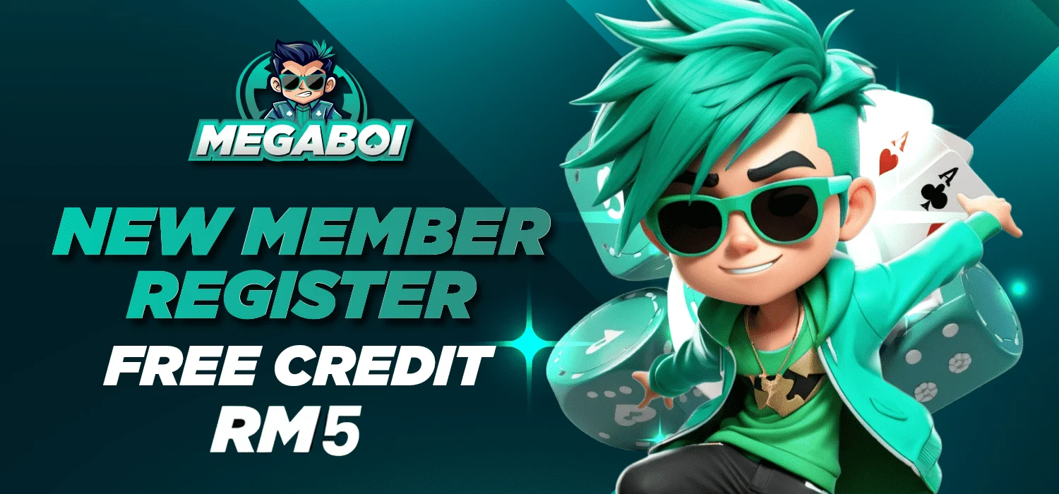 MEGABOI free credit bonus banner