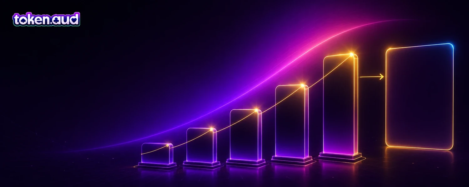TokenAud member level progression from Regular through Diamond with rising Daily Rebate rate bands
