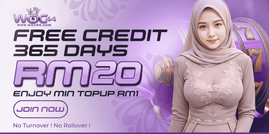 WOC44 Free Credit RM20